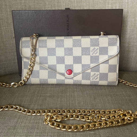 Authentic Louis Vuitton damier azur long wallet TN2134 (B32) - Picture 1 of 15